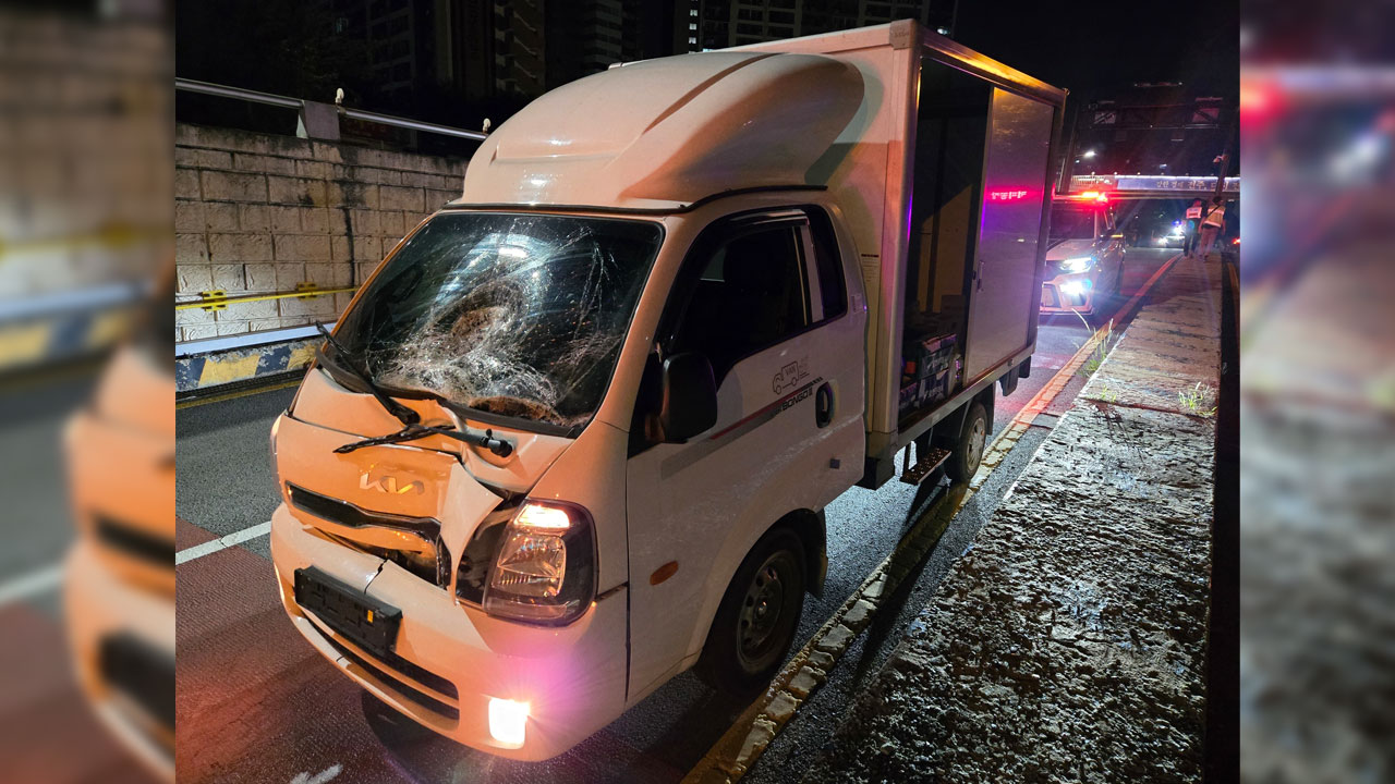 전북 전주서 택배 화물차에 남성 치여‥심정지 병원 이송