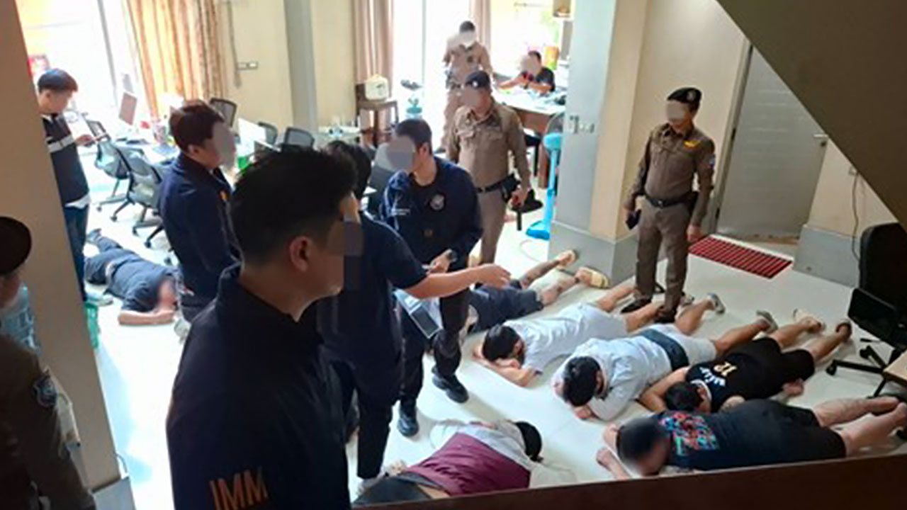 태국 거점 차려 210억 가로챈 사기조직 검거‥30대 중국인 총책도