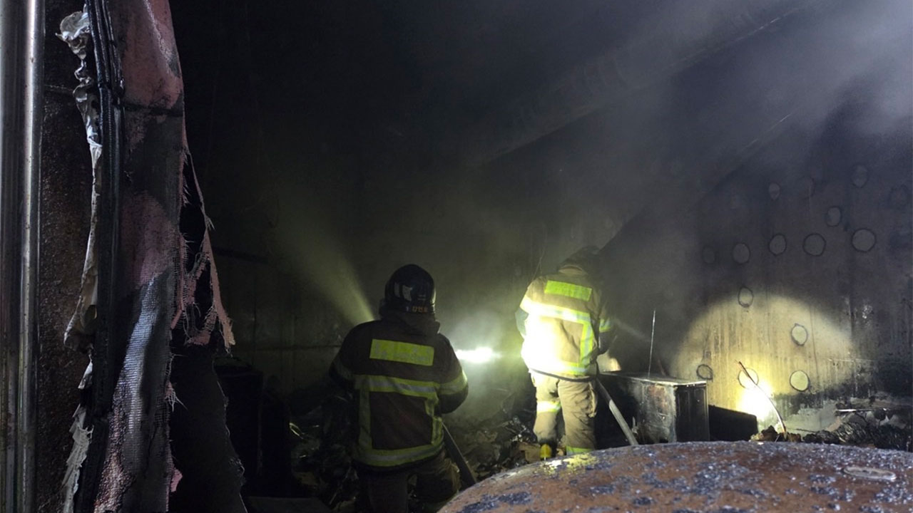 경기 파주시 문패동 11층 상가 1층 실외기 화재‥다친 사람 없어