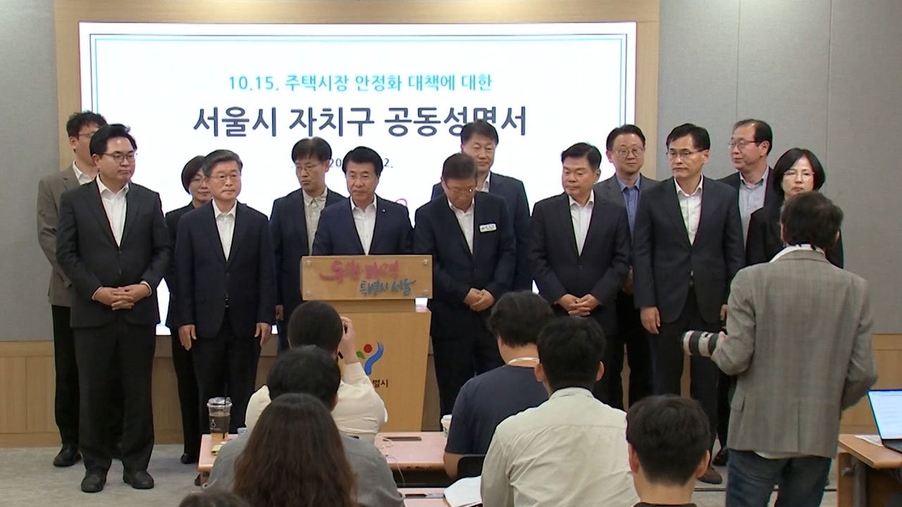 서울 15개 구청장, 10·15 대책에 "토지거래허가구역 지정 즉각 철회"