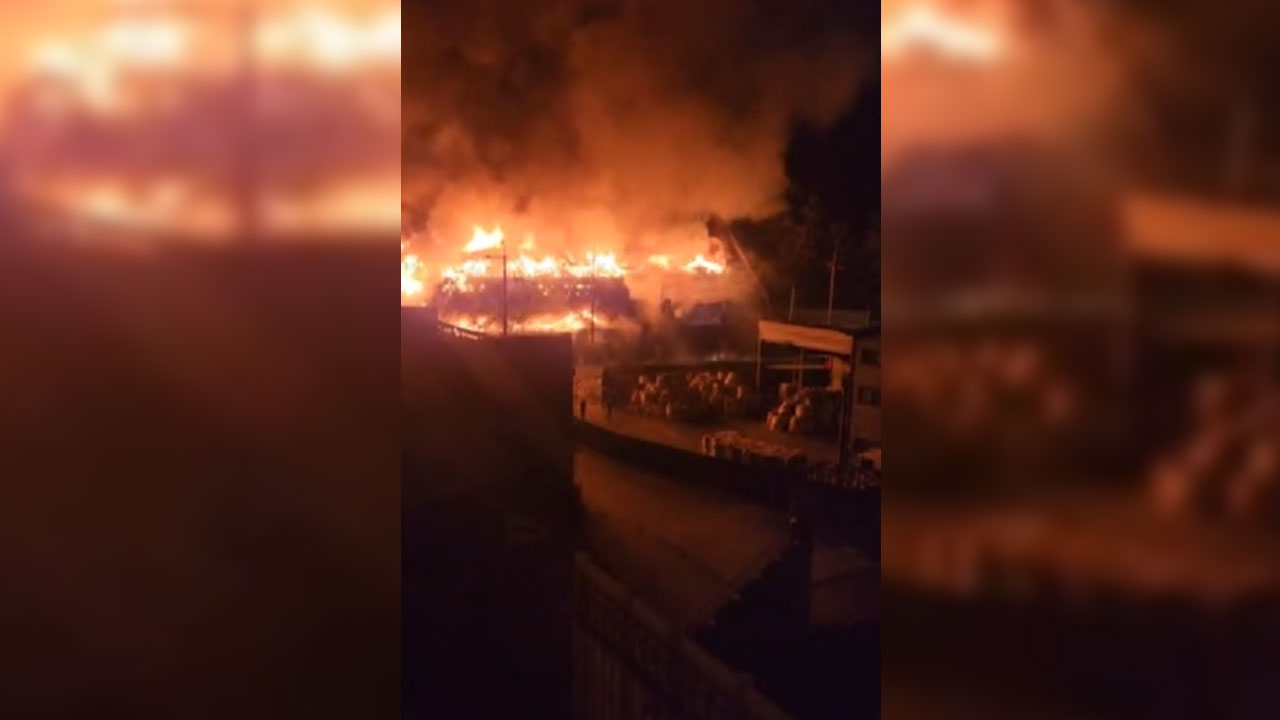 경기 포천 섬유 공장에서 불‥한때 '대응 2단계'