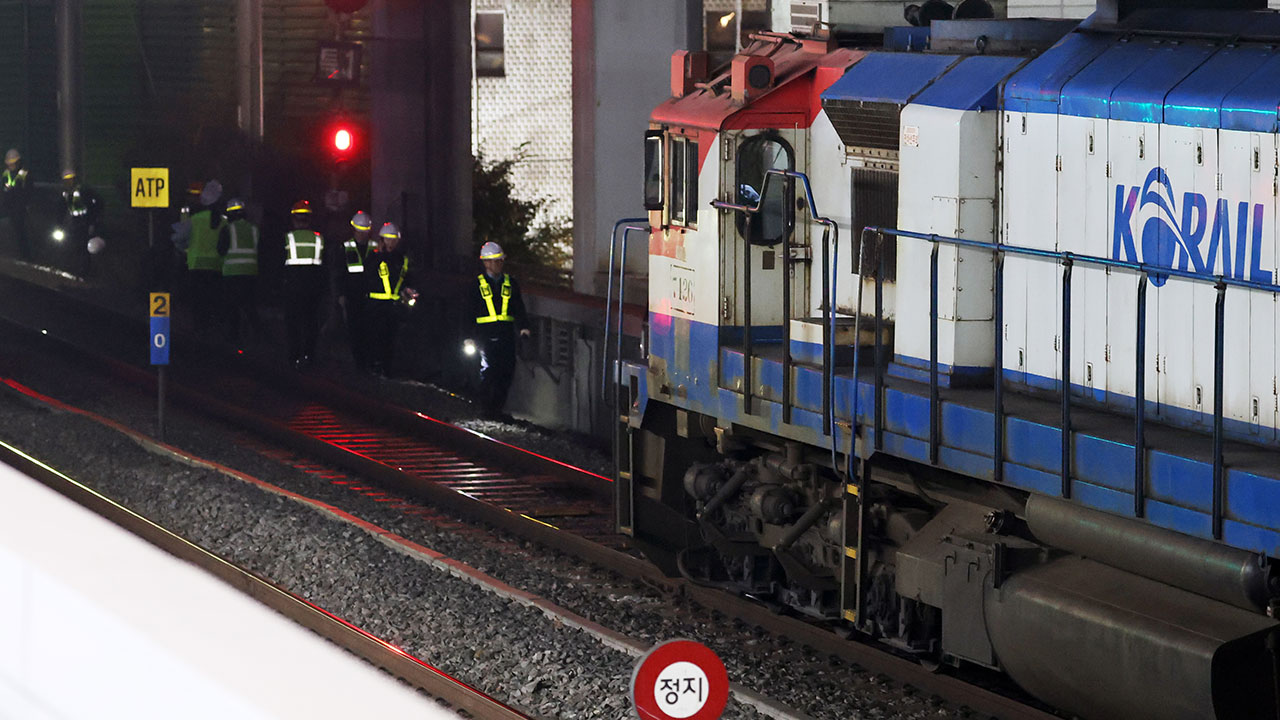 화물열차 선로 이탈로 경의중앙선 하행 열차, 용산역 무정차