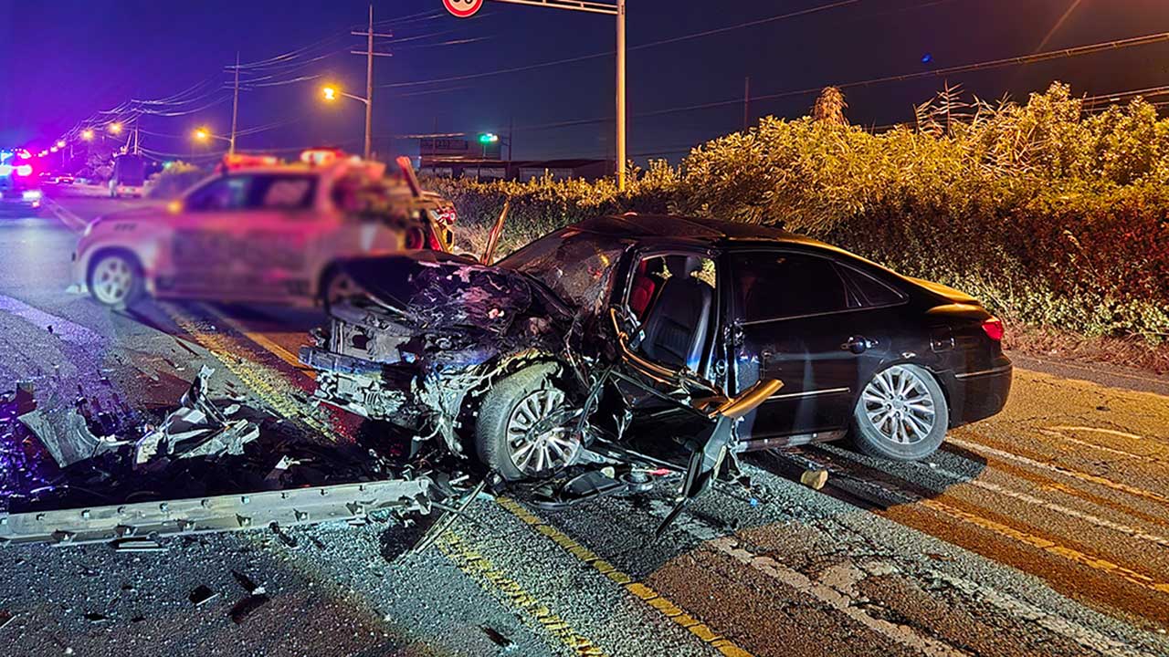 전주 팔복동서 승용차와 승합차 충돌‥1명 사망