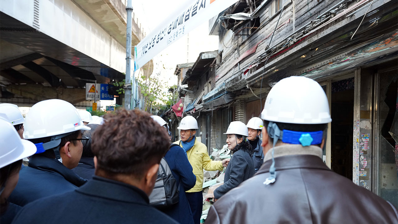 '미아리 텍사스' 철거 시작‥11개동 아파트 단지로 재개발