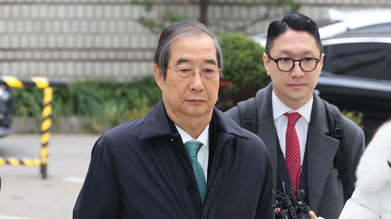 한덕수 전 총리 내란 재판 결심 출석‥묵묵부답 