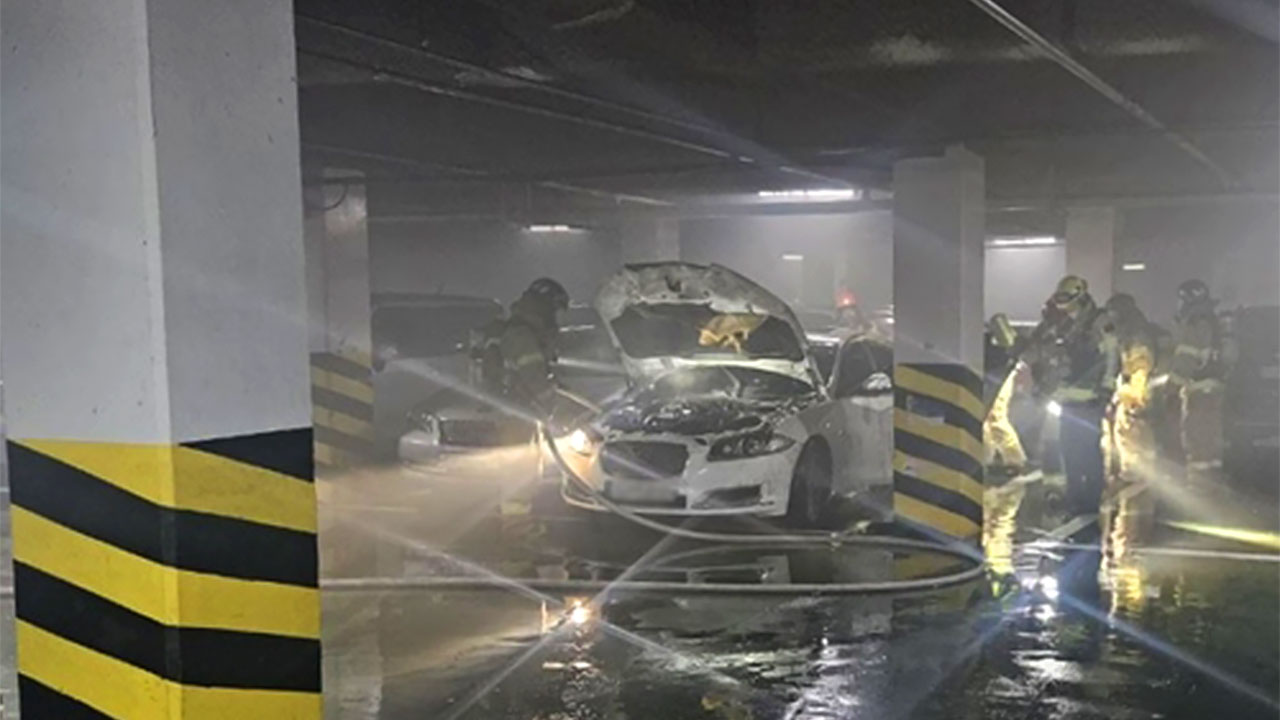 만취 상태로 '엄마 재규어 차량에 방화' 20대 남성 구속