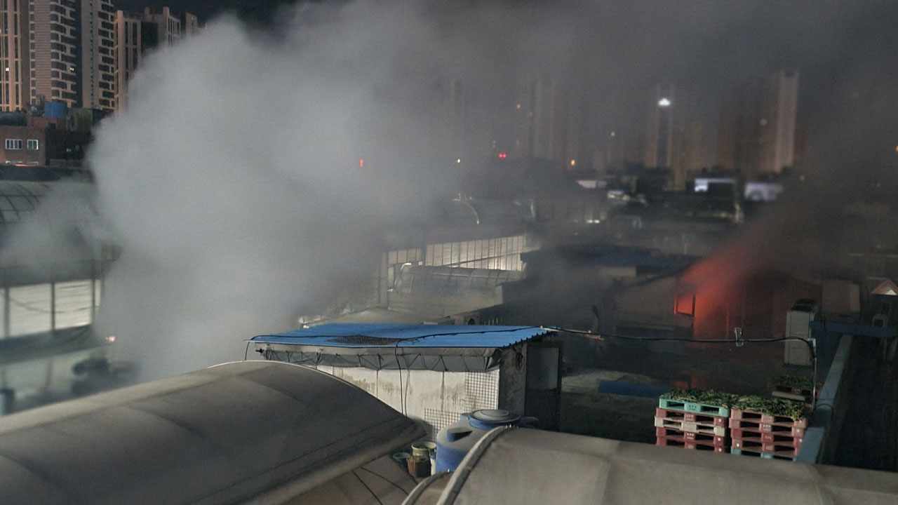 인천 미추홀 신기시장에 불‥큰 불길 잡혀