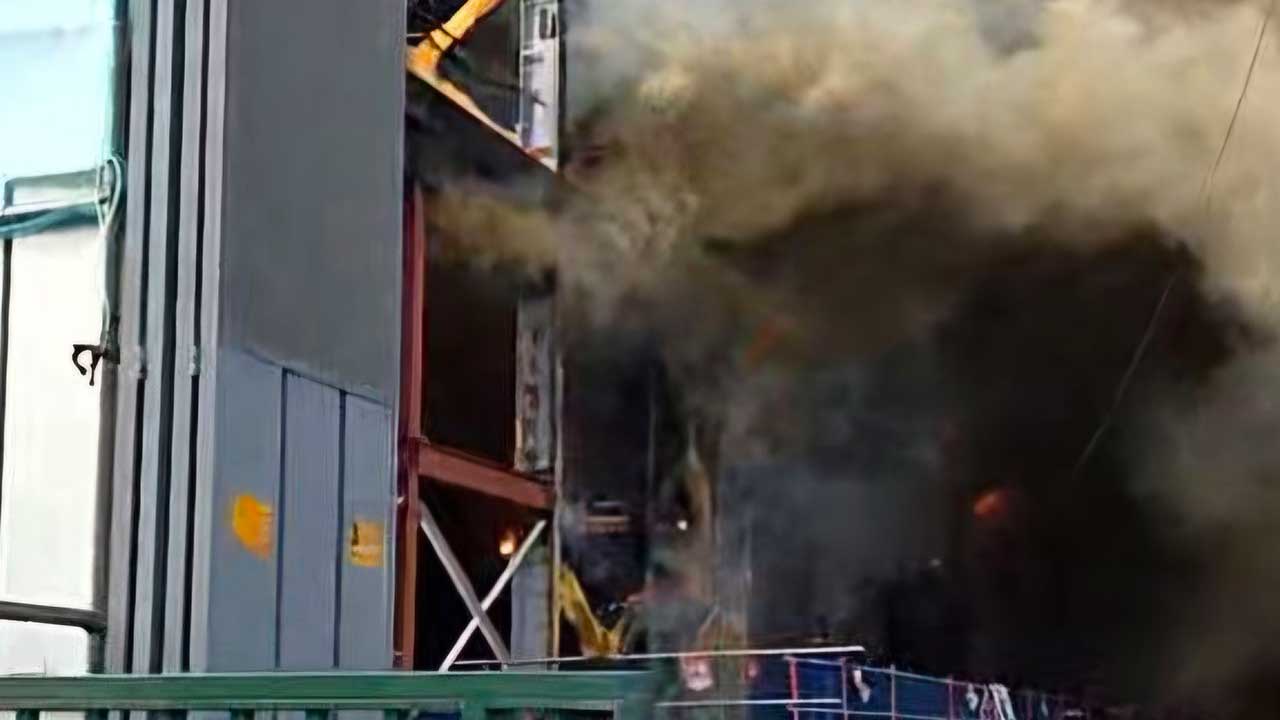 경기 화성 공사장 화재‥2명 화상·30명 대피