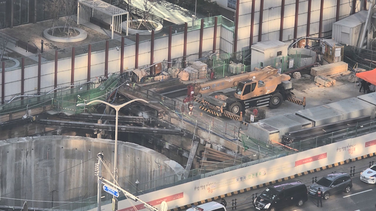 여의도역 신안산선 공사 현장서 철근 낙하‥작업자 1명 심정지