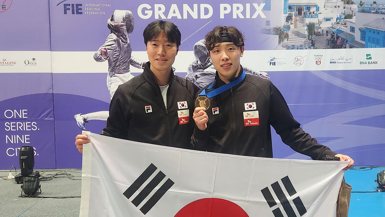 펜싱 사브르 박상원, 튀니스 그랑프리서 국제대회 개인전 첫 우승