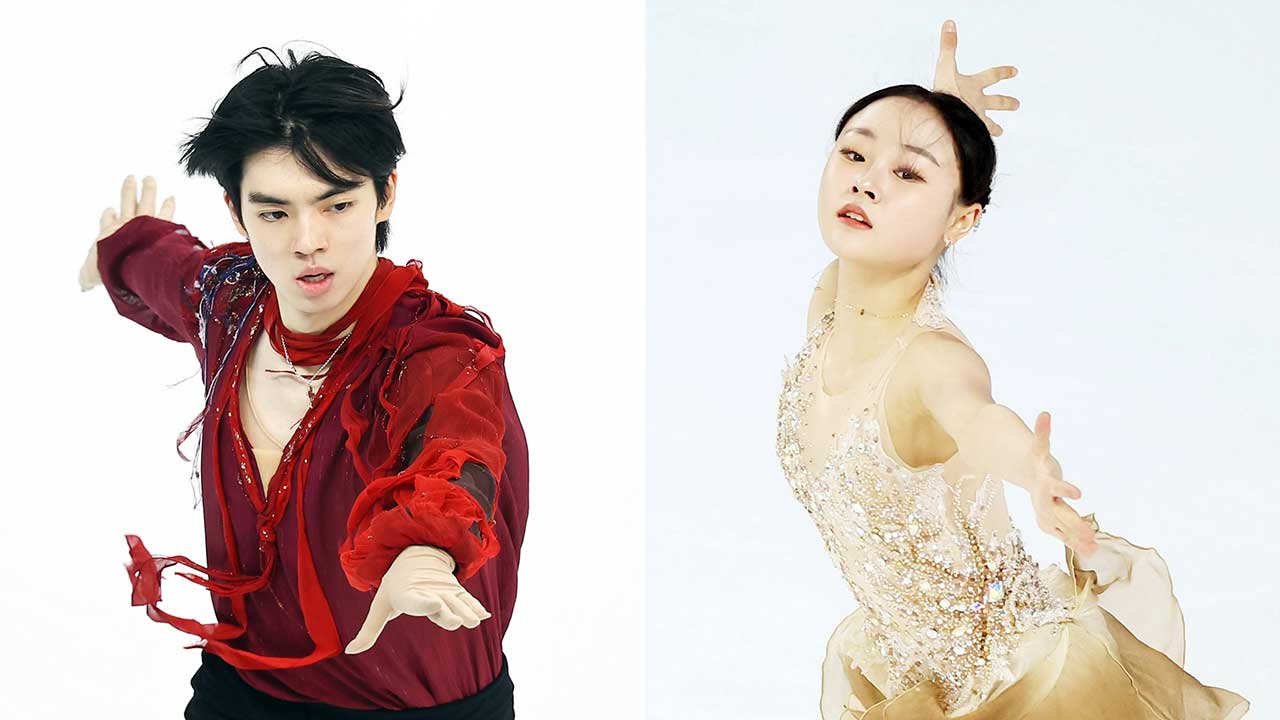 [동계 아시안게임] 차준환·김채연, 피겨 사상 첫 아시안게임 남녀 동반 금메달