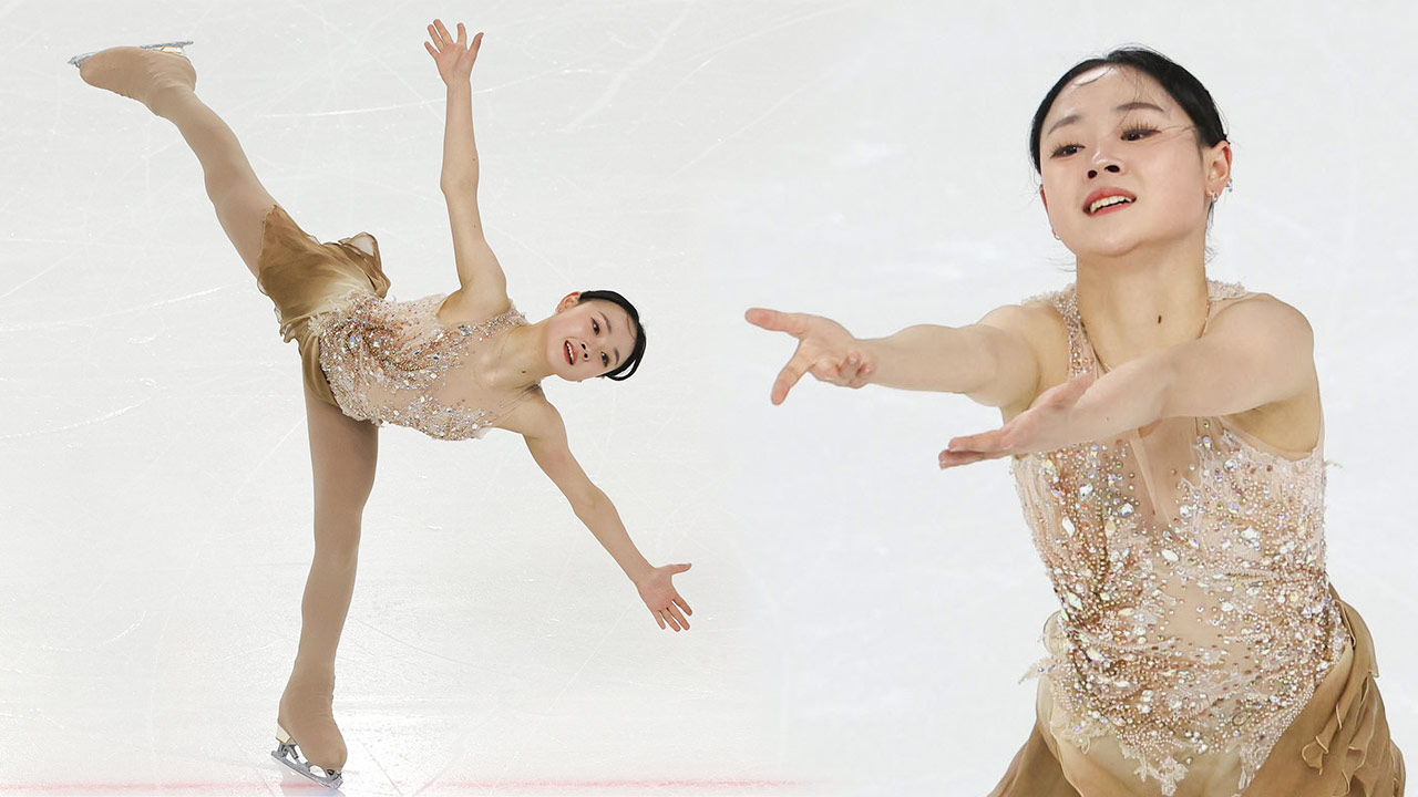 피겨 김채연, 여자 싱글서 역전 금메달‥세계 1위 제압