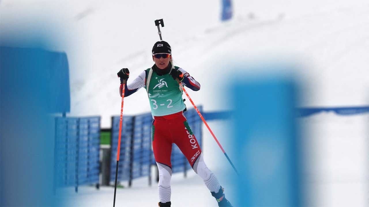 [아시안게임] 바이애슬론 여자 대표팀, 계주 4x6km에서 은메달