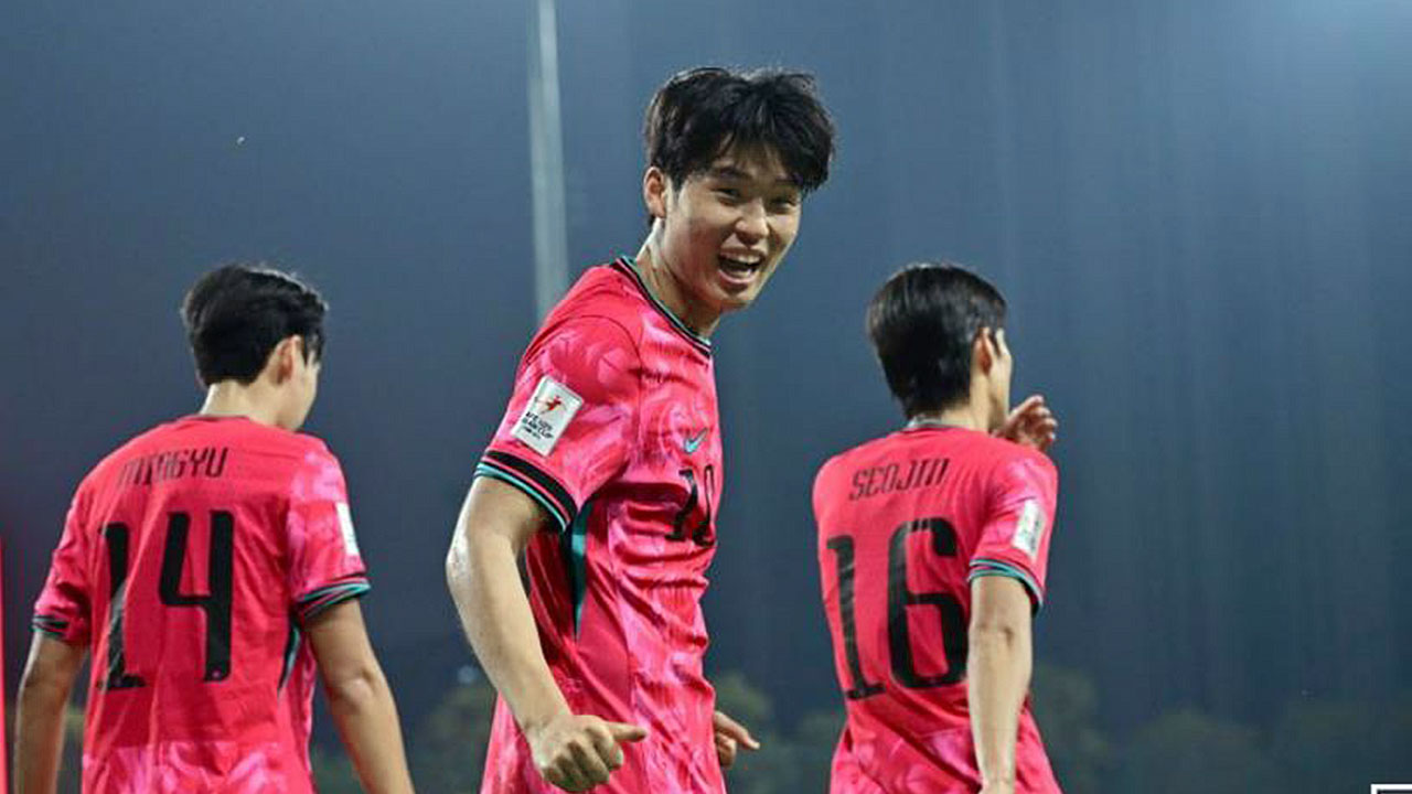 AFC U-20 아시안컵 8강행‥'김태원 2골 한국, 태국에 4-1 역전승