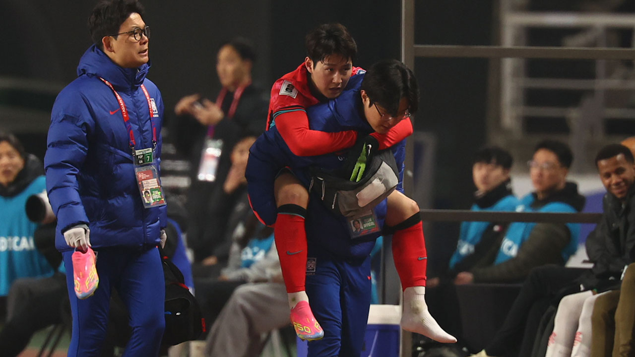 축구대표팀 이강인, 왼쪽 발목 부상‥축구협회 "심각한 수준 아냐" 