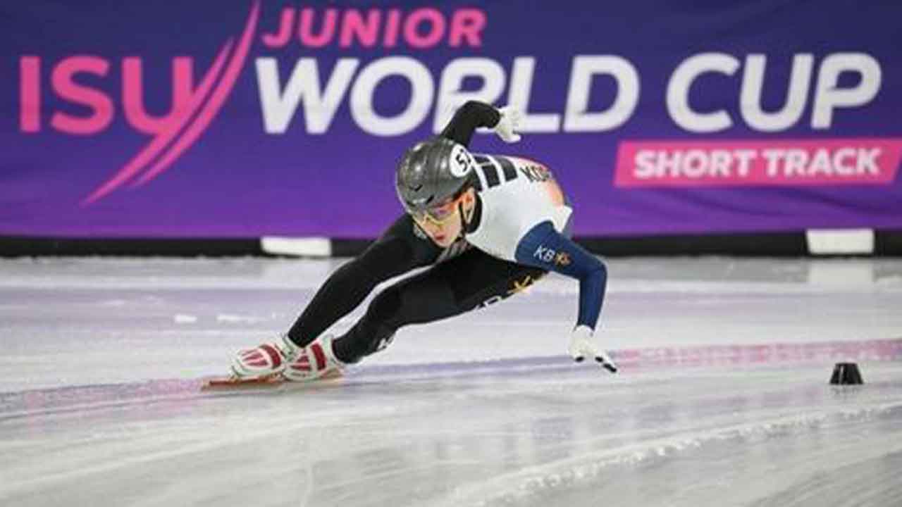 대학생 신동민, 쇼트트랙 1차 선발전 남자 500ｍ 우승