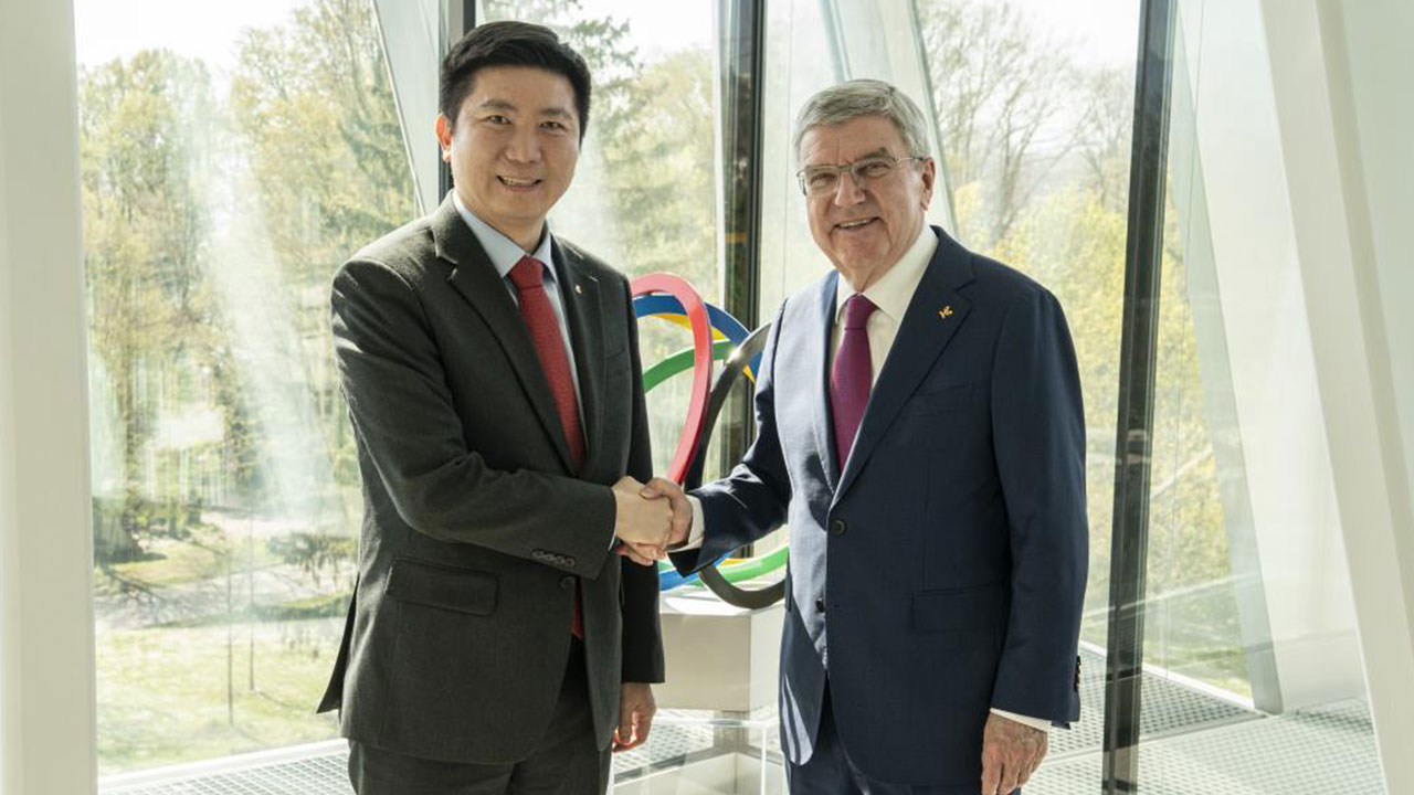 유승민 대한체육회장, IOC 방문‥2036 전주 올림픽 유치 공식화