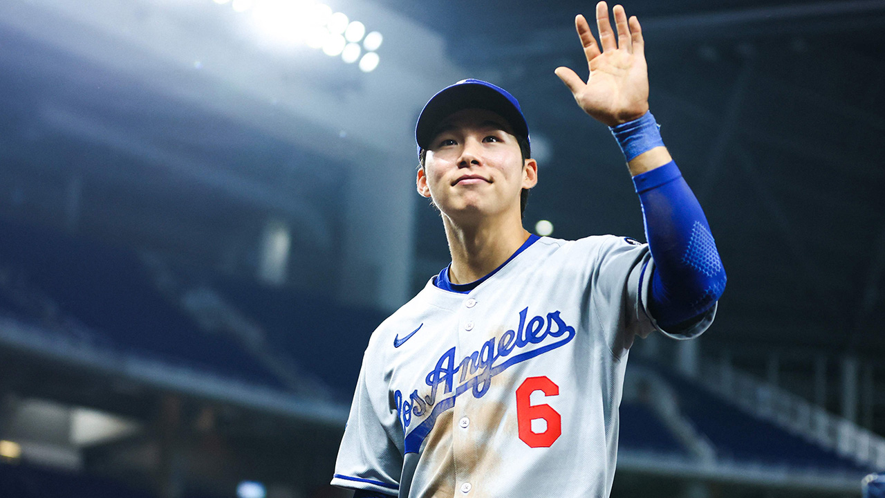 LA다저스 김혜성, 선발 데뷔전 2안타·타점·득점·도루