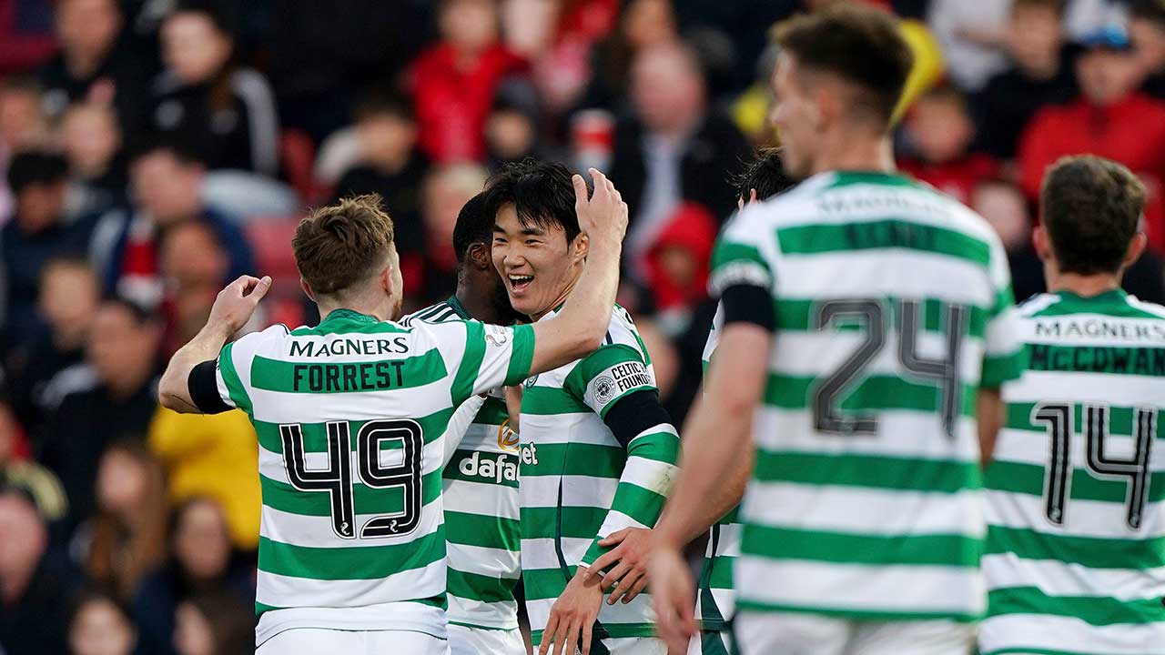 셀틱 양현준, 결승골로 시즌 6호골‥팀은 5-1 대승