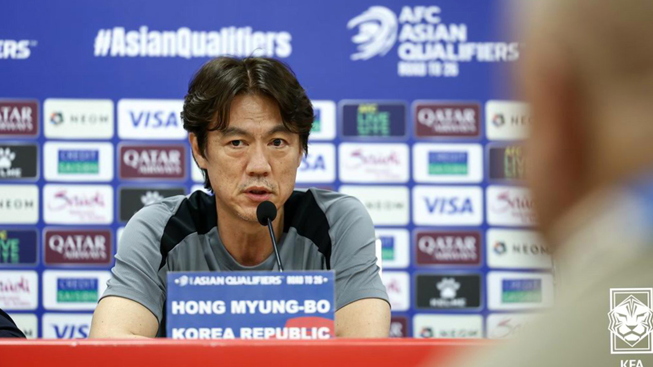 이라크전 앞둔 홍명보 감독 "선수들을 믿고 승점 따낼 것"