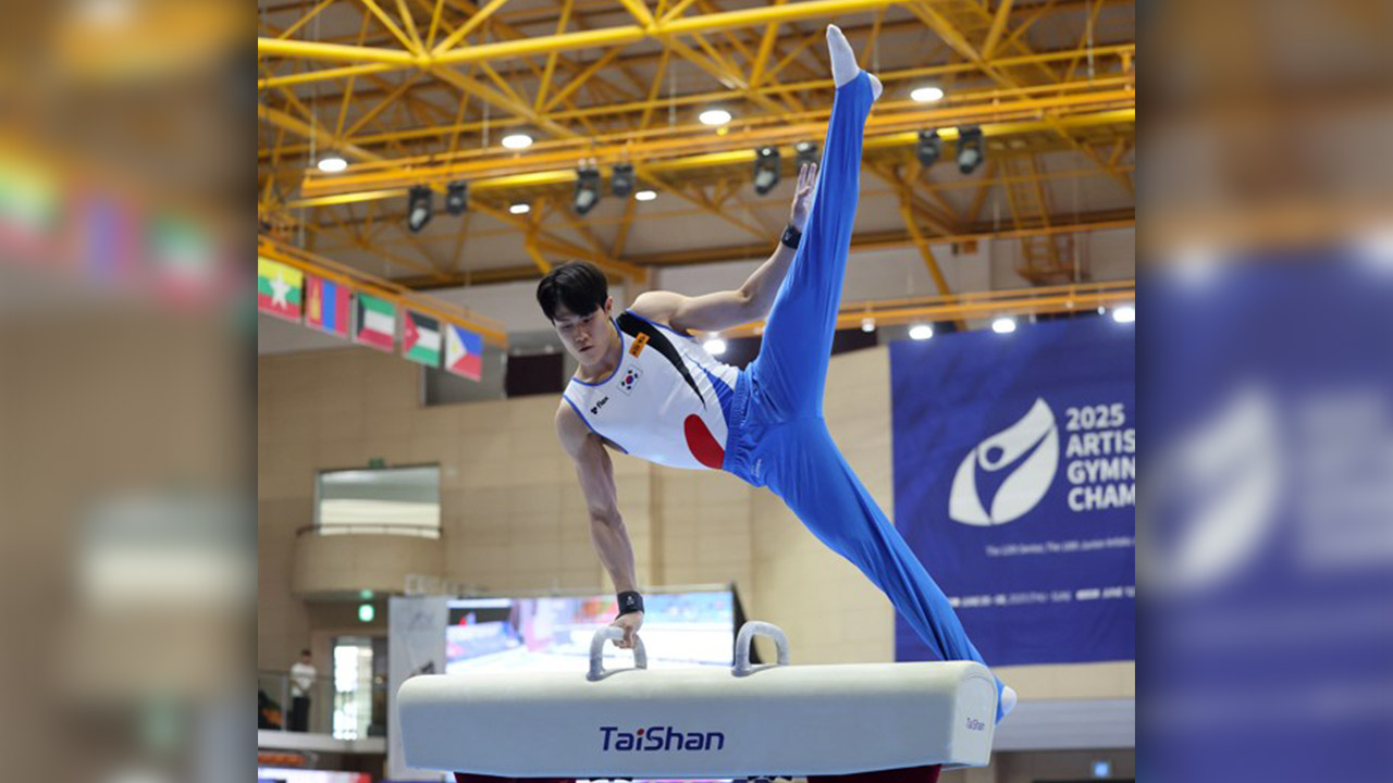 체조 허웅, 아시아선수권 안마 은메달‥문건영은 마루 동메달