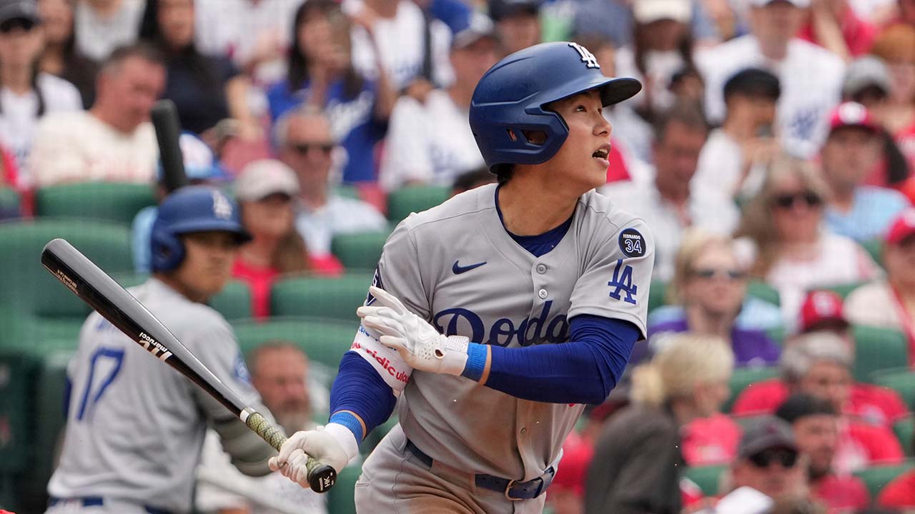 다저스 김혜성, 세인트루이스전 멀티히트‥타율 0.411 