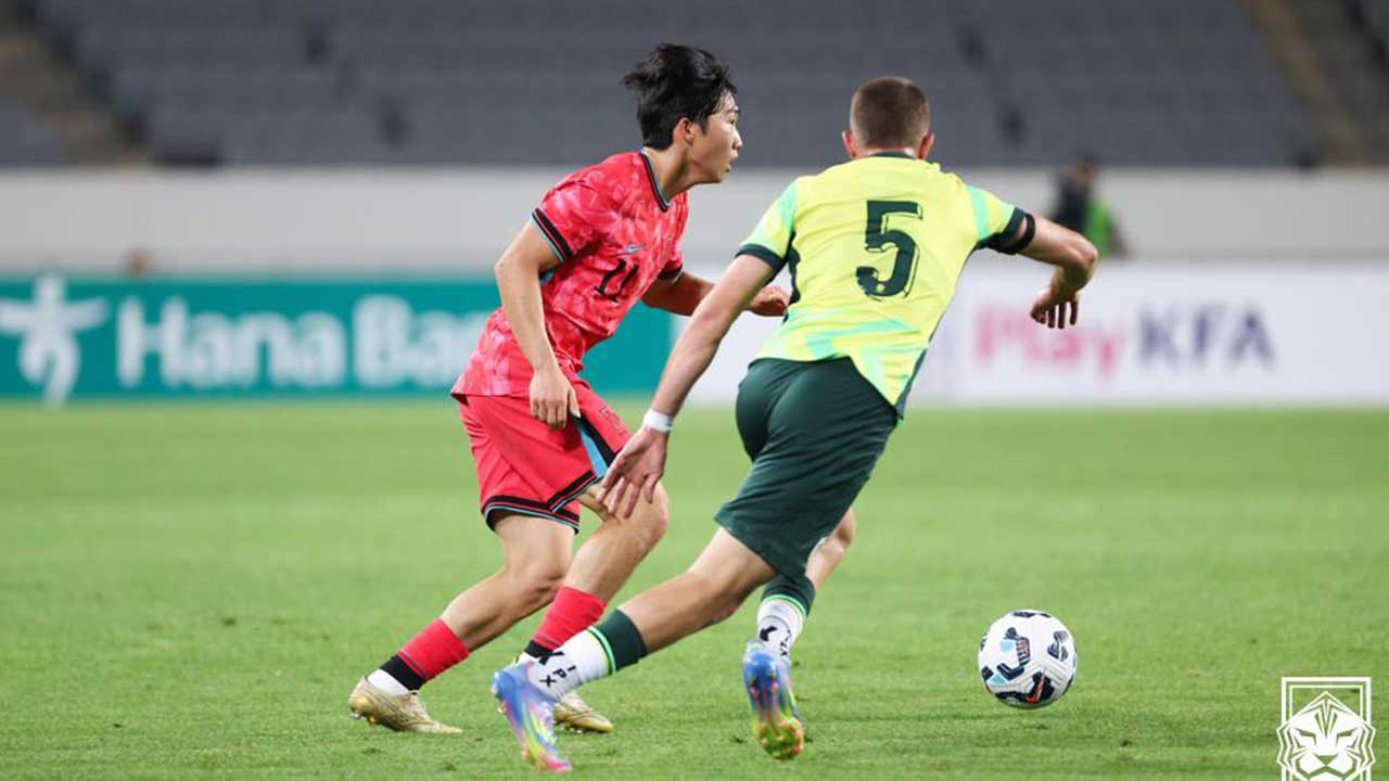U22 축구대표팀, 호주와 연습경기 0-2 패배‥2연전 1무 1패 
