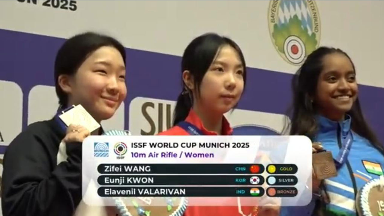 권은지, ISSF 뮌헨 월드컵 여자 10m 공기소총 은메달