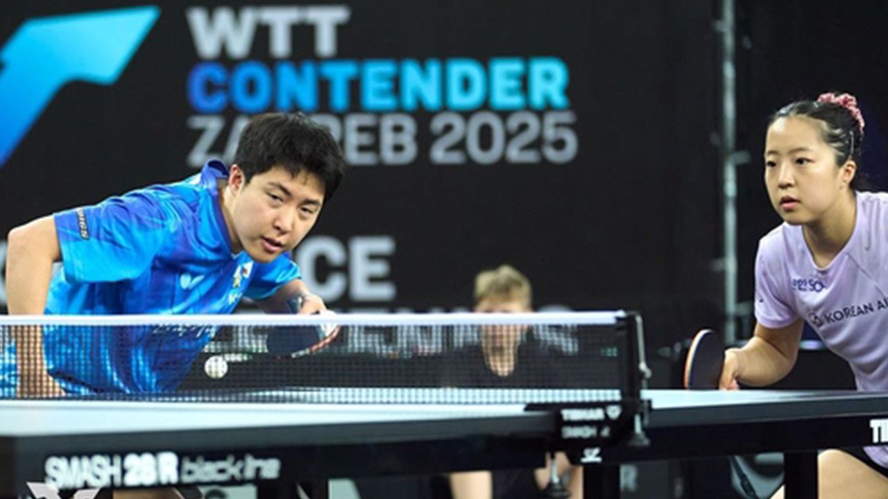 임종훈-신유빈, WTT 자그레브 대회 결승 진출‥2주 연속 우승 도전