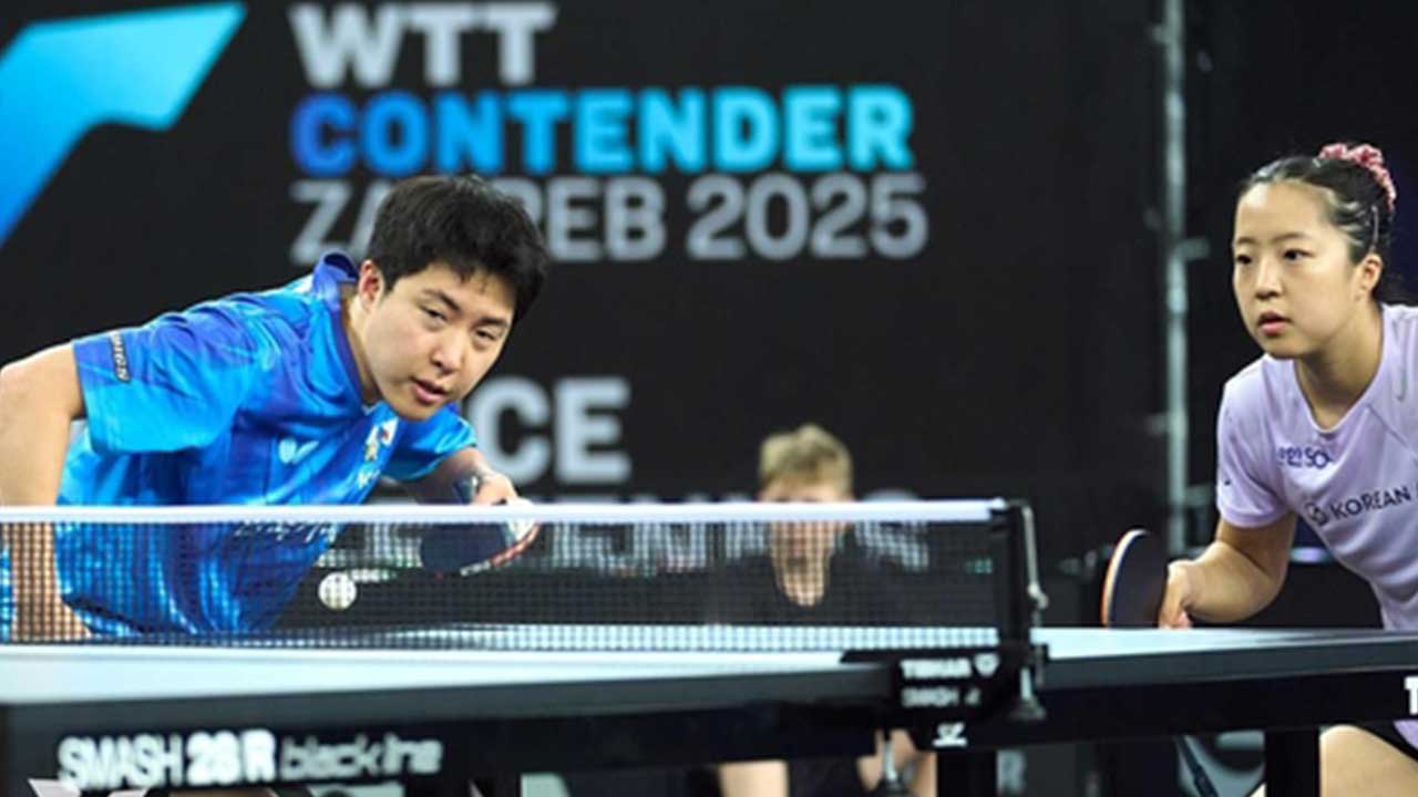 임종훈-신유빈, WTT 대회에서 중국 조 꺾고 2주 연속 우승