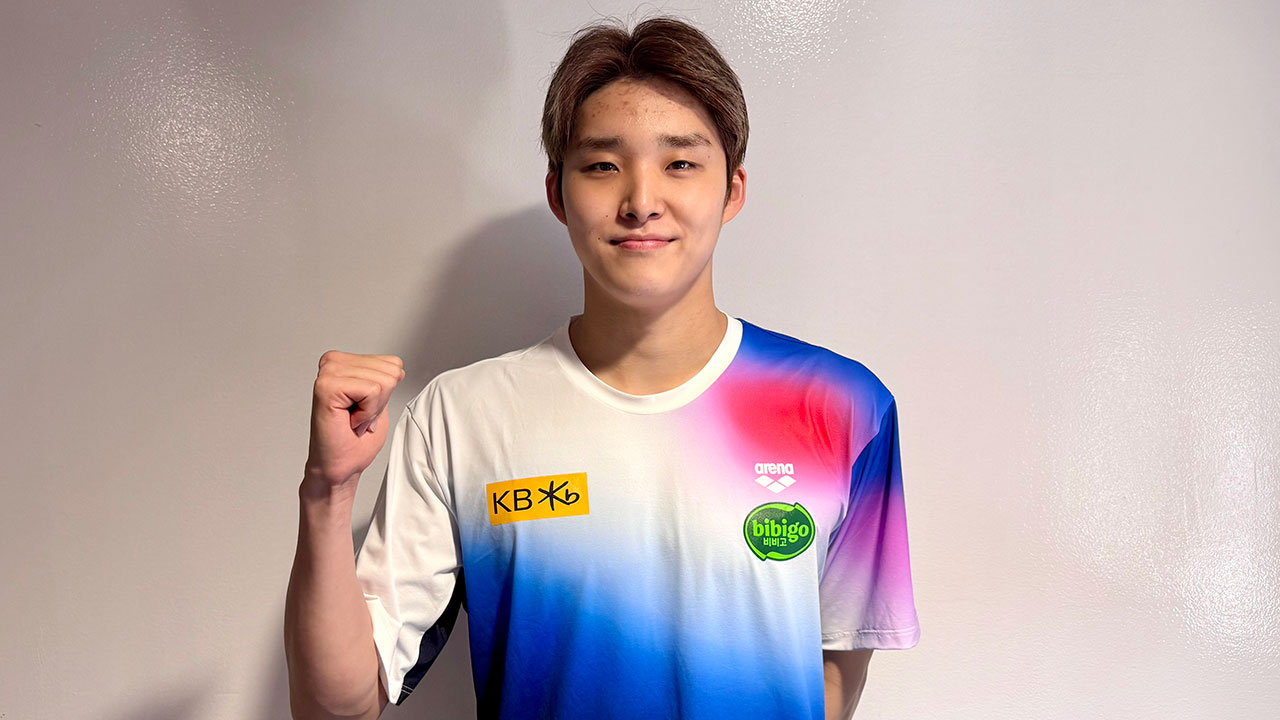 수영 김우민, 세계선수권 자유형 400m 동메달‥두 대회 연속 시상대