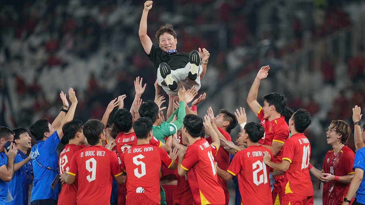 '김상식 지휘' 베트남 U-23 축구대표팀, 아세안챔피언십 3연패