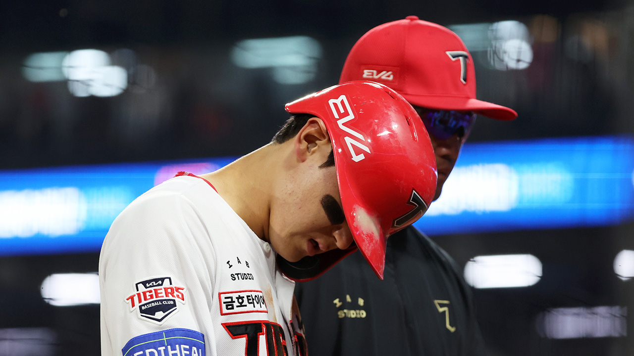 프로야구 KIA 김도영, 세 번째 햄스트링 근육 손상‥"정규 시즌 마감"