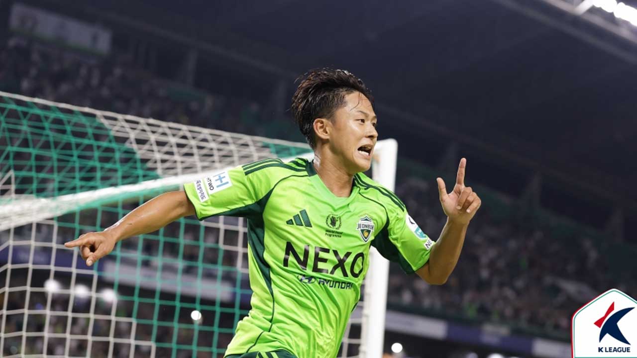 프로축구 선두 전북, 이승우 극장골로 안양 꺾고 21경기 연속 무패