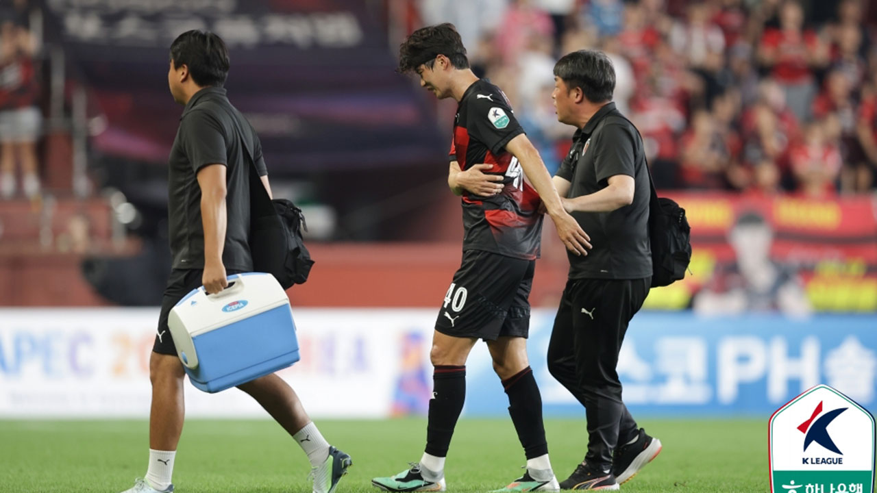 포항 무료 바카라 게임, '2차례 충돌' 끝 갈비뼈 미세골절..당분간 결장 유력