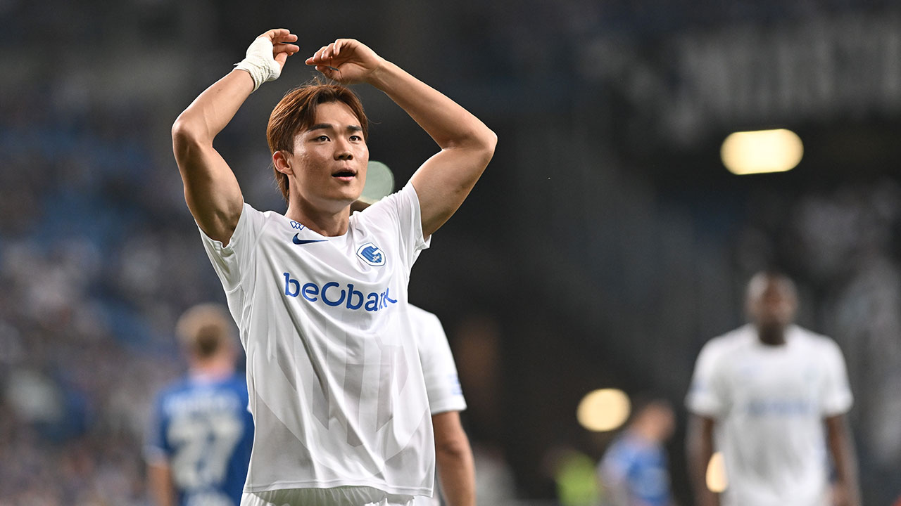 오현규, 유로파 플레이오프 경기서 득점‥팀은 5-1 대승