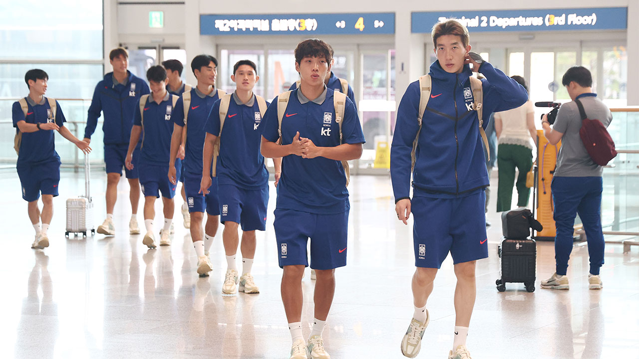 축구대표팀, 9월 미국·멕시코 평가전 위해 출국