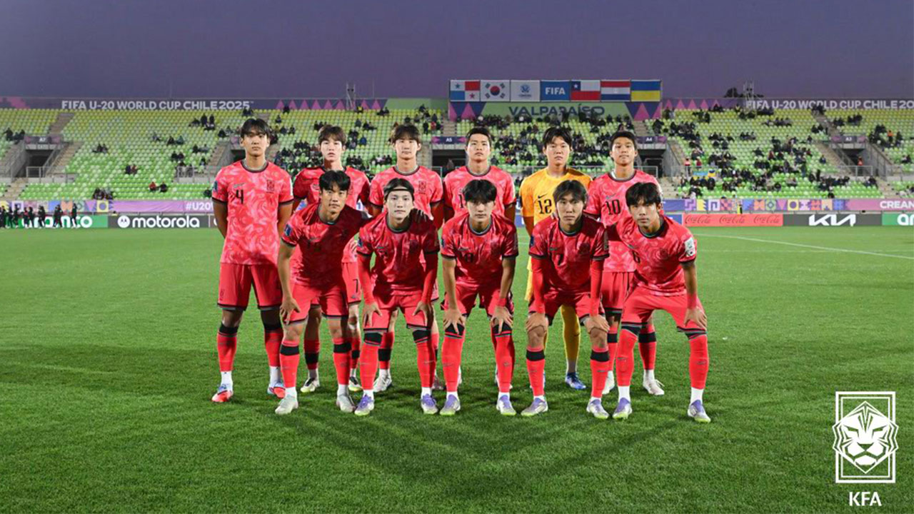 U-20 축구대표팀, 수적 우세에도 파라과이와 0-0 무승부
