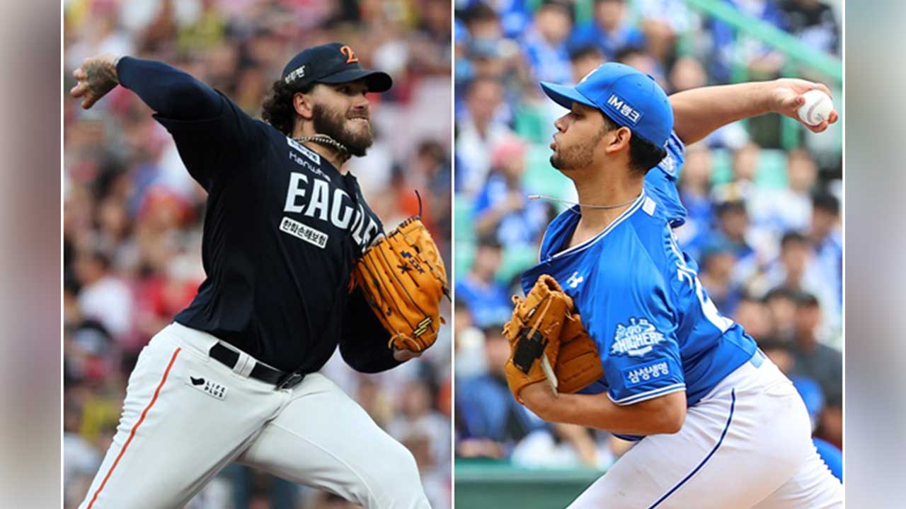 한화 폰세-삼성 가라비토, 플레이오프 1차전 선발 맞대결