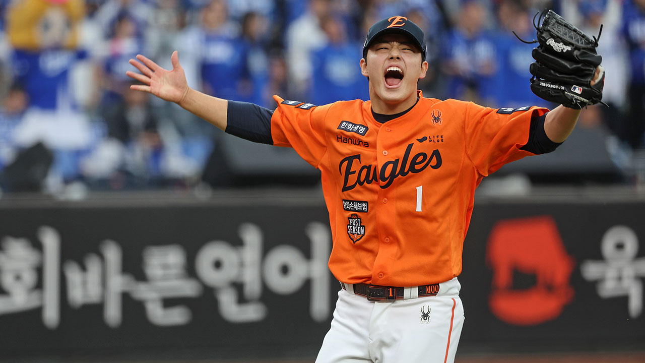 프로야구 한화, 삼성과 플레이오프 1차전서 한 점 차 승리로 기선 제압