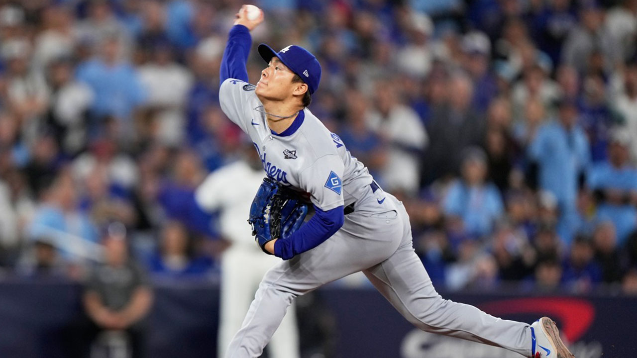 '야마모토 완투승' 다저스, 월드시리즈 2차전서 5-1 승리‥'1승 1패'