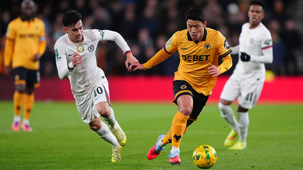 울버햄프턴 황희찬, 시즌 첫 도움‥팀은 리그컵 16강 탈락