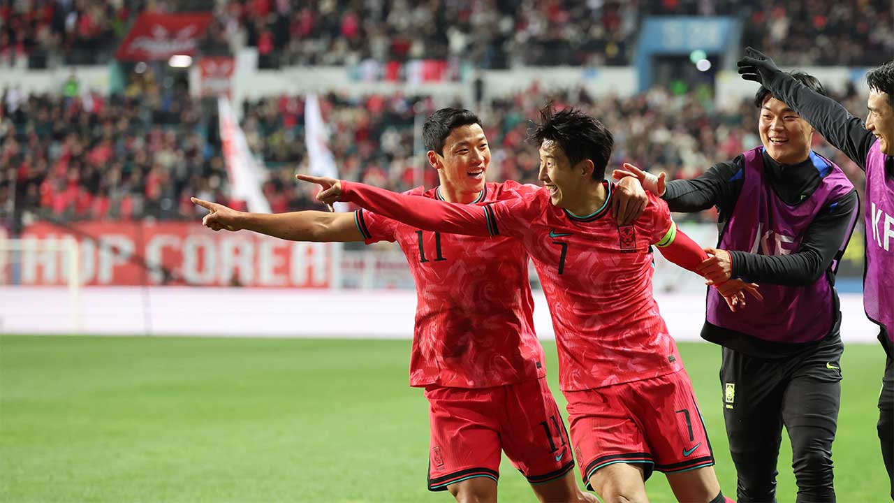 '손흥민·조규성 연속골' 축구대표팀, 볼리비아에 2-0 승리