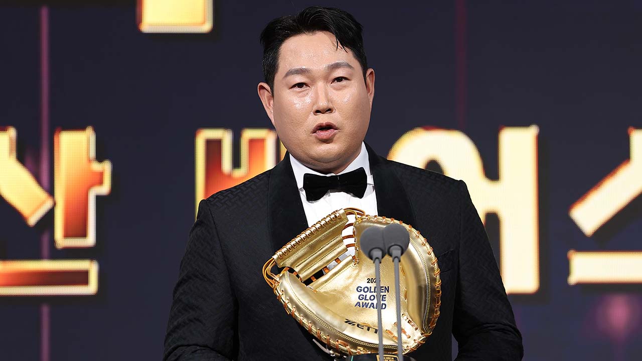 양의지, 10번째 골든글러브로 최다 타이‥'최고령' 최형우는 최다득표