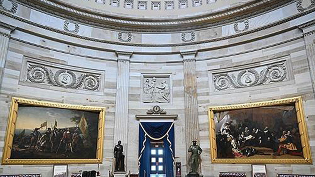 트럼프 취임식, 혹한예보로 의회 의사당 내부서 진행