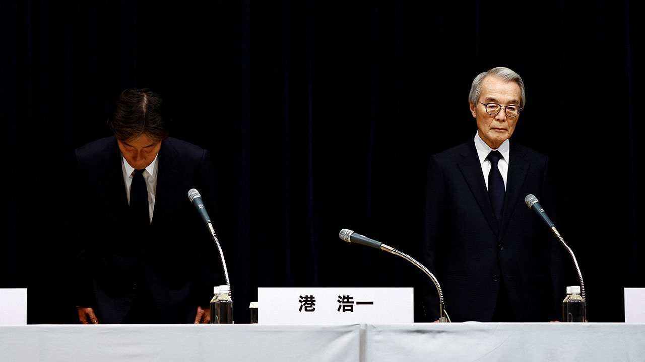 '연예인 성 상납' 의혹에 후지TV 사장·회장 사임