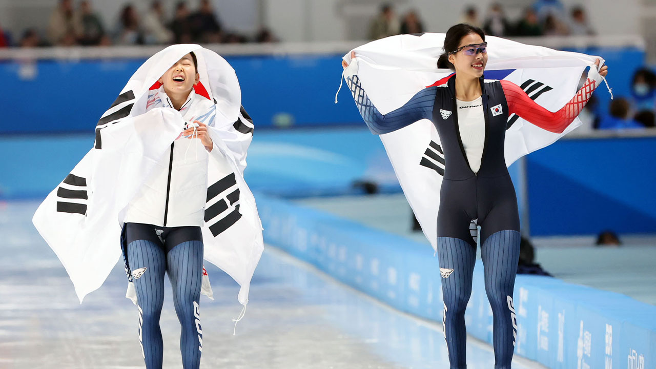 [아시안게임] 빙속 김민선, 여자 500m 금메달··이나현 은메달