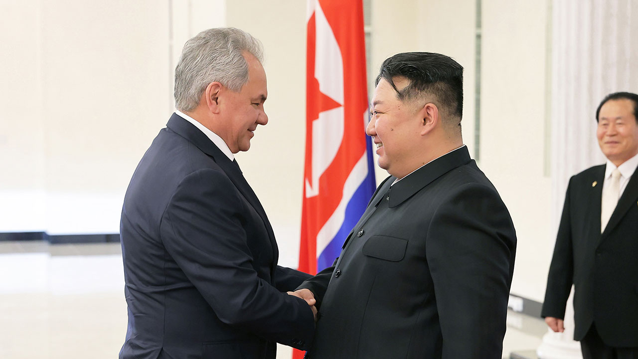 북 "쇼이구, 김정은에 '푸틴 친서' 전달‥조약 무조건 실행"