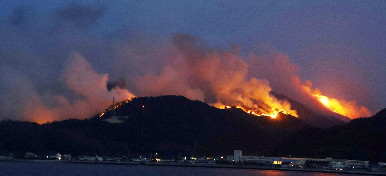 [World Now] 이웃 일본도 산불 비상‥"기후 변화가 키운 불과 얼음의 재난"