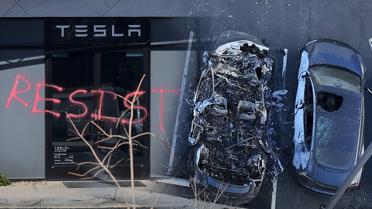 CCTV에 '탕탕' 총 쏘더니 테슬라에 화염병 던져‥범인은 한국계 [World Now]